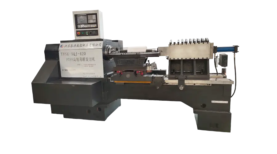 Malli: Tysk-XQJ-550 Keskitaso ja iso ptfe -kalvo skiving Machine